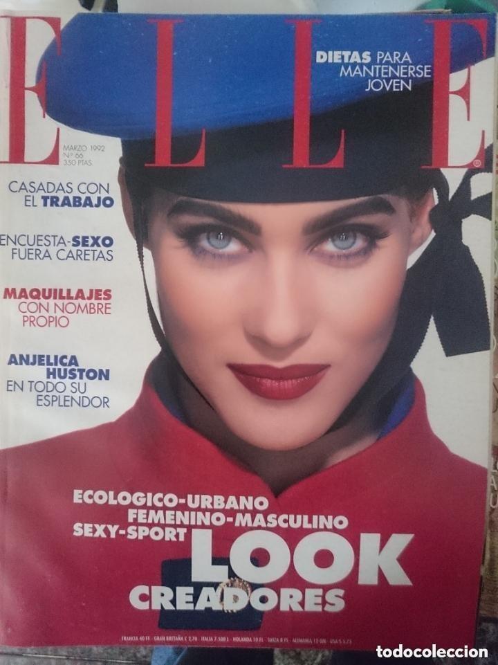 Coleccionismo de revistas y peri&oacute;dicos: ELLE - N 66 - MARZO 1992 - ESPA&Ntilde;A