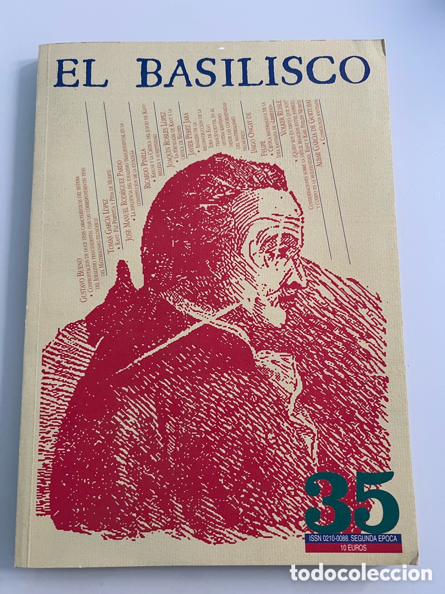 Coleccionismo de revistas y peri&oacute;dicos: El Basilisco. Segunda &eacute;poca n&uacute;mero 35 Julio - Diciembre de 2004. Direcci&oacute;n Gustavo Bueno.