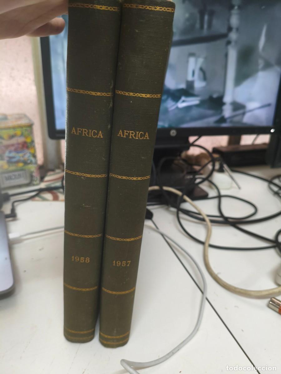 Coleccionismo de revistas y peri&oacute;dicos: Revista &Aacute;frica. A&ntilde;o 1957 1958 Ifni Marruecos Guinea colonialismo Instituto estudios africanos
