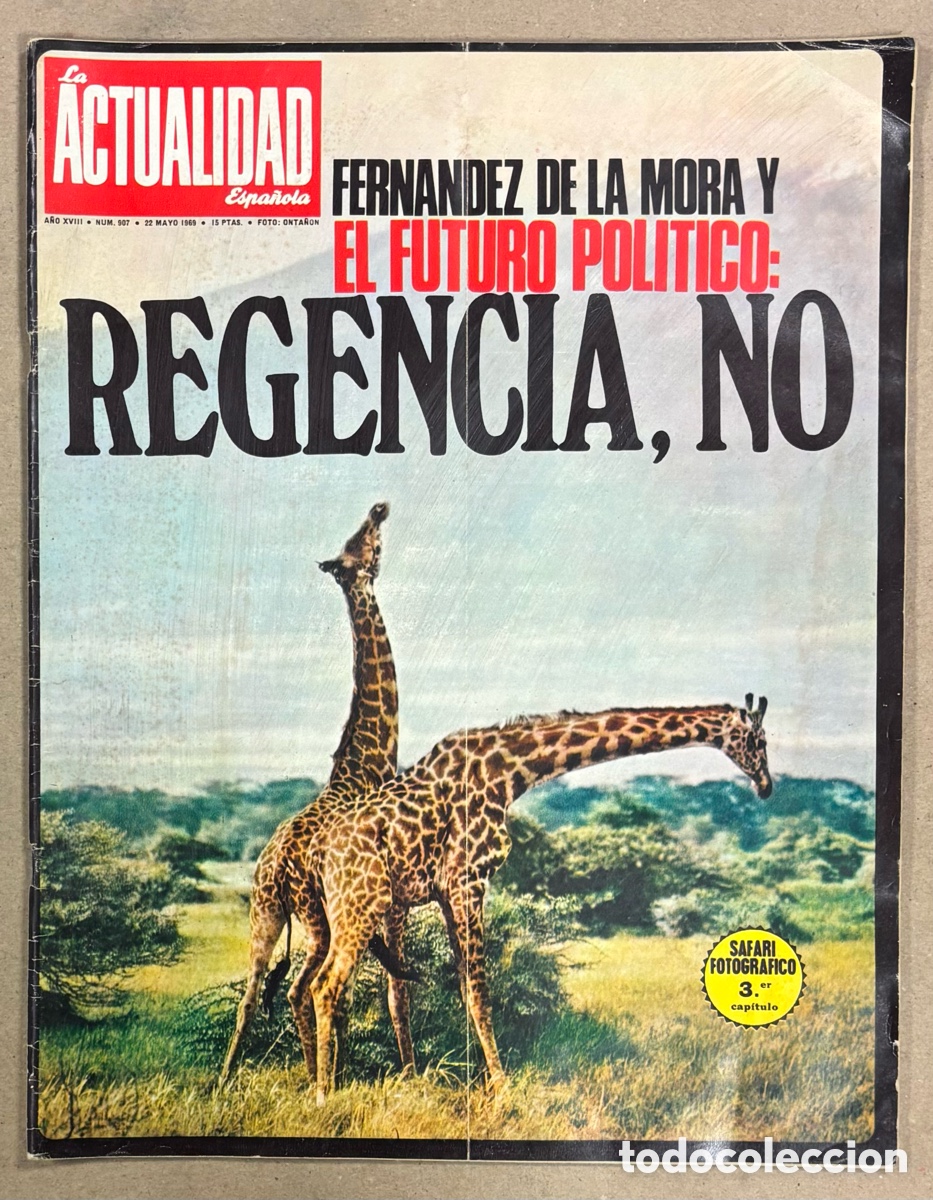 Coleccionismo de revistas y peri&oacute;dicos: LA ACTUALIDAD ESPA&Ntilde;OLA N&deg; 907 (1969). LOS MIL PARTIDOS DEL ATHLETIC CLUB DE BILBAO, BODA MARISOL
