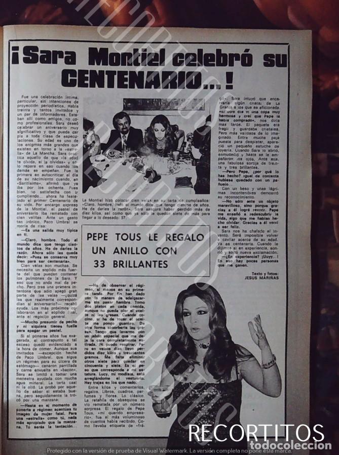 Collection Magazines and Newspapers: sara sarirta montiel cumplea&ntilde;os