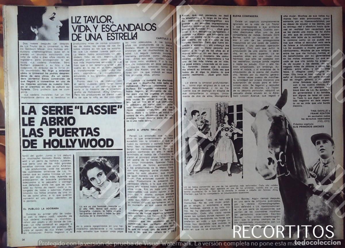 Collection Magazines and Newspapers: elizabeth taylor liz lassie lasie