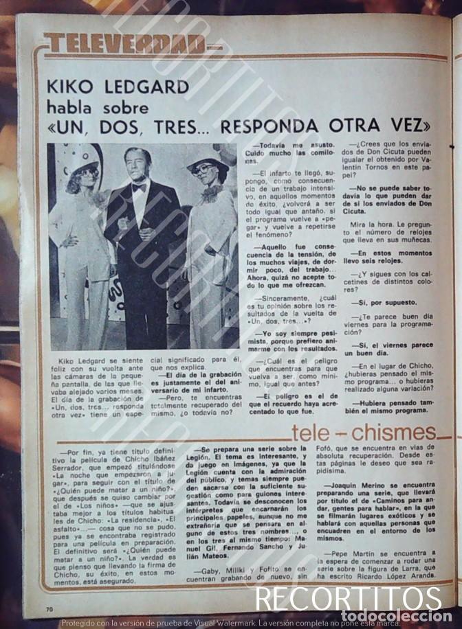 Collection Magazines and Newspapers: kiko ledgard un dos tres 1 2 3
