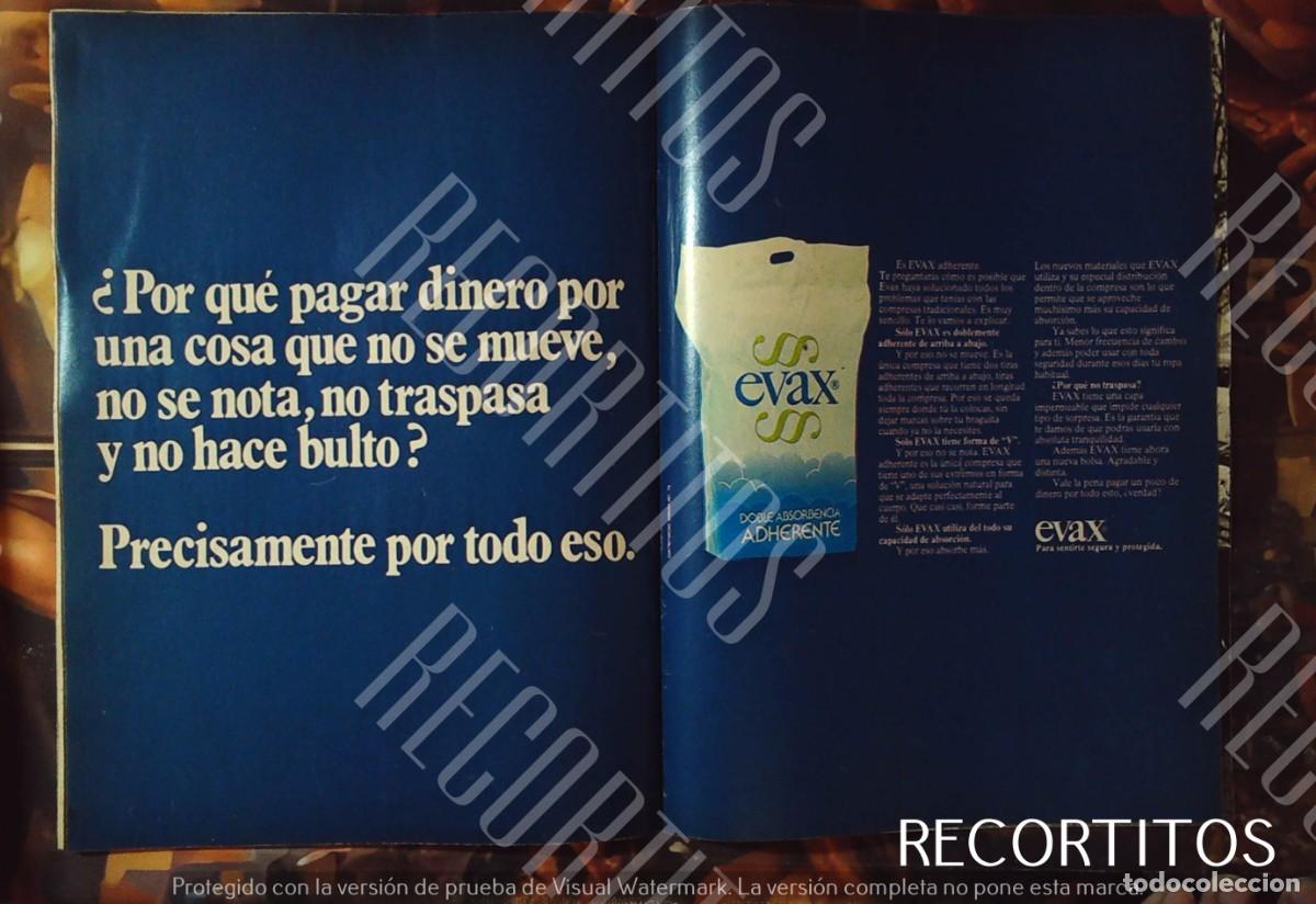 Collection Magazines and Newspapers: EVAX COMPRESAS ANUNCIO PUBLICIDAD