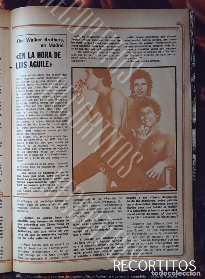 Collection Magazines and Newspapers: the walker brother la hora de luis aguile en tve