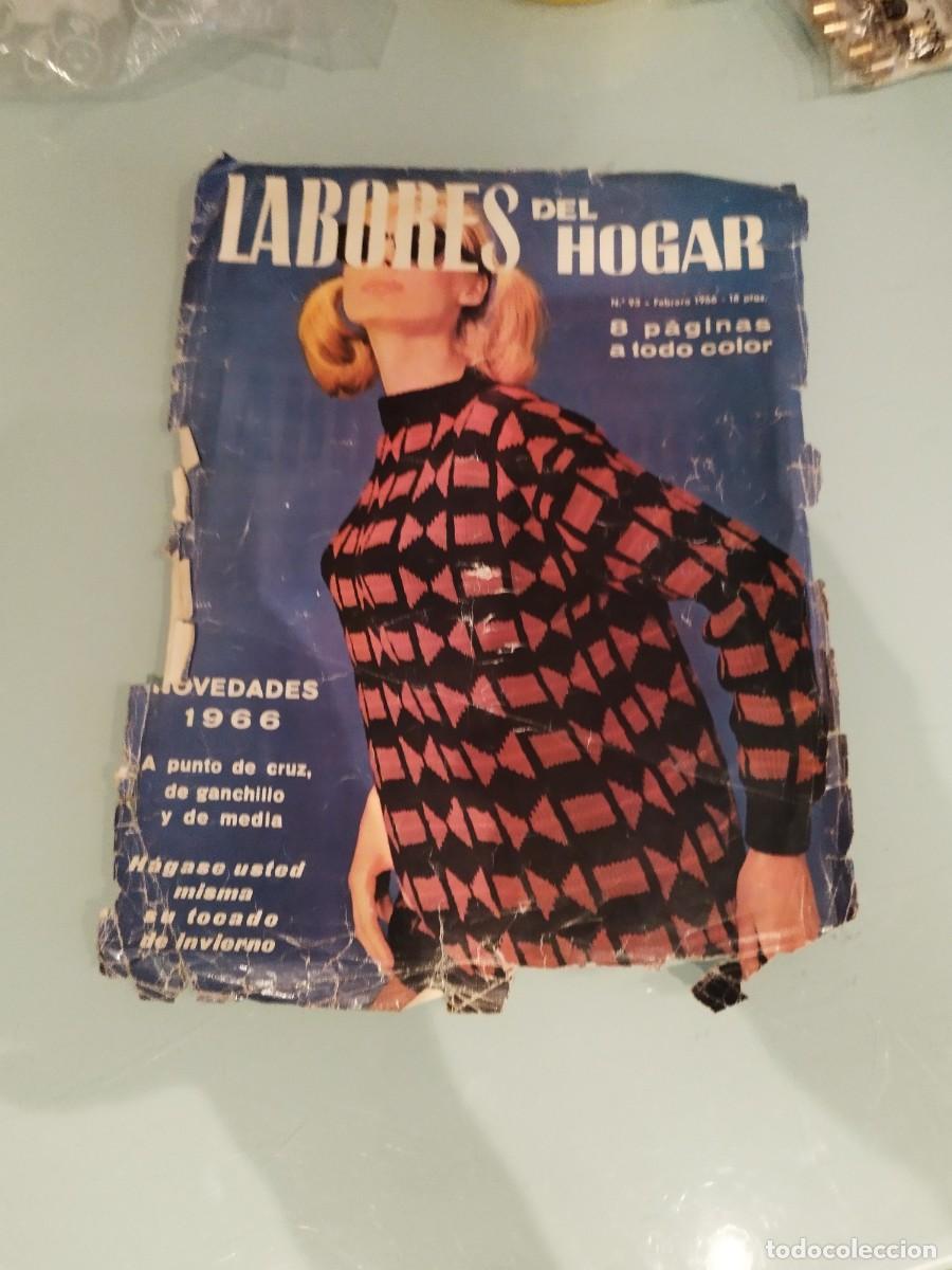 Coleccionismo de revistas y peri&oacute;dicos: Antigua portada de la revista Labores del Hogar N&deg; 93, correspondiente a febrero de 1966).