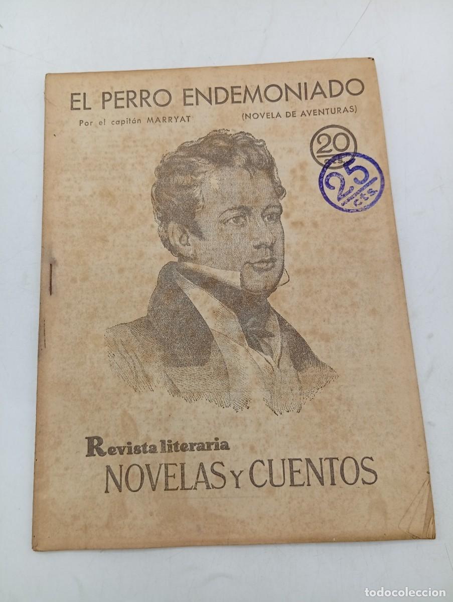 Coleccionismo de revistas y peri&oacute;dicos: REVISTA LITERARIA. NOVELAS Y CUENTOS. EL PERRO ENDEMONIADO. CAPITAN MARRYAT. 1930.