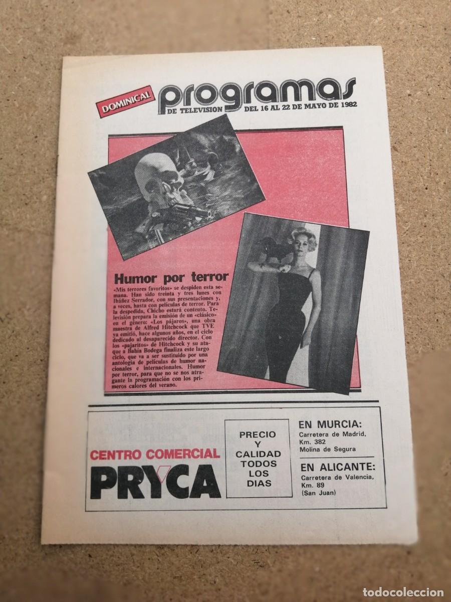 Coleccionismo de revistas y peri&oacute;dicos: REVISTA PROGRAMACION TV (A&Ntilde;O 1982)