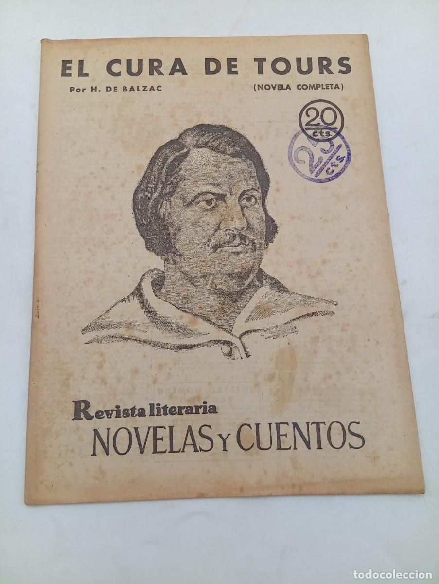Coleccionismo de revistas y peri&oacute;dicos: REVISTA LITERARIA. NOVELAS Y CUENTOS. EL CURA DE TOURS. H. DE BALZAC. 1930.