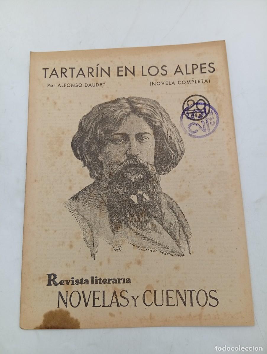 Sammeln von Zeitschriften und Zeitungen: REVISTA LITERARIA. NOVELAS Y CUENTOS. TARTARIN EN LOS ALPES. ALFONSO DAUDET. 1930.