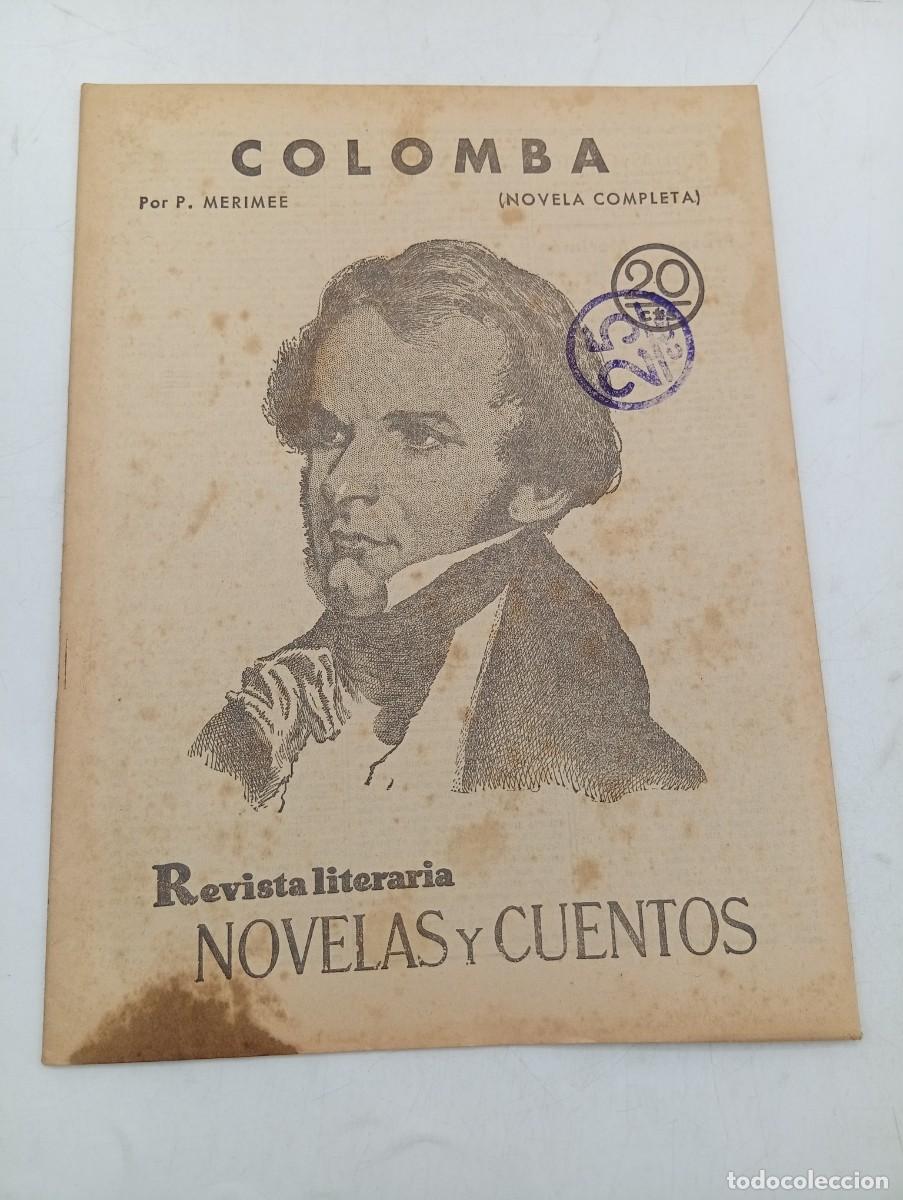 Coleccionismo de revistas y peri&oacute;dicos: REVISTA LITERARIA. NOVELAS Y CUENTOS. COLOMBA. P. MERIMEE. 1930.