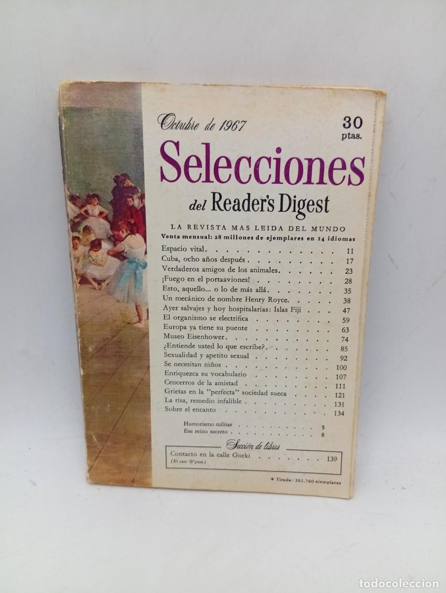 Coleccionismo de revistas y peri&oacute;dicos: SELECCIONES DEL READER&acute;S DIGEST. OCT DE 1967. LA REVISTA MAS LEIDA DEL MUNDO. ESPACIO VITAL... LEER.
