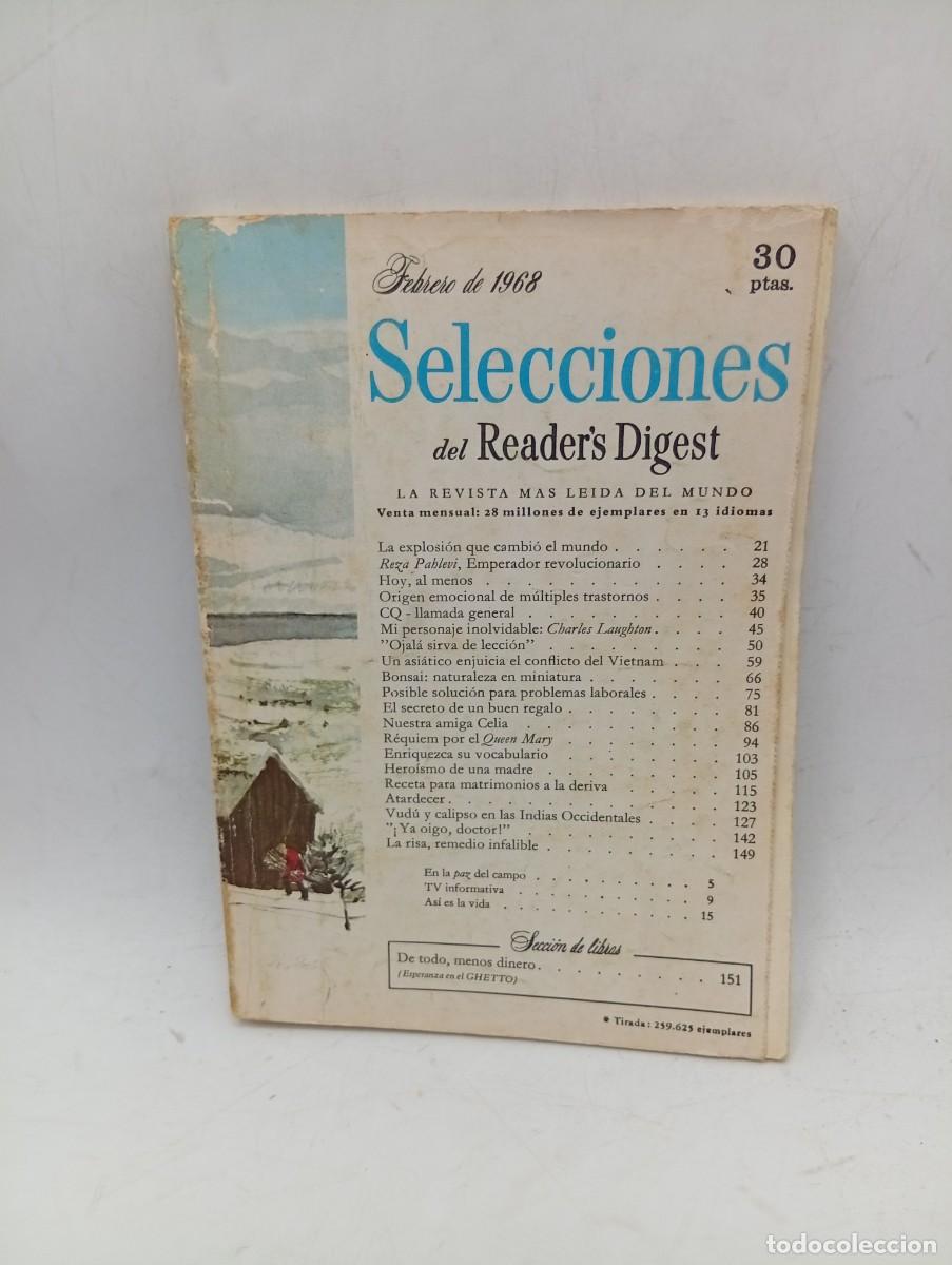 Coleccionismo de revistas y peri&oacute;dicos: SELECCIONES DEL READER&acute;S DIGEST. FEB DE 1968. LA REVISTA MAS LEIDA DEL MUNDO. UN ASIATICO EN.. LEER.