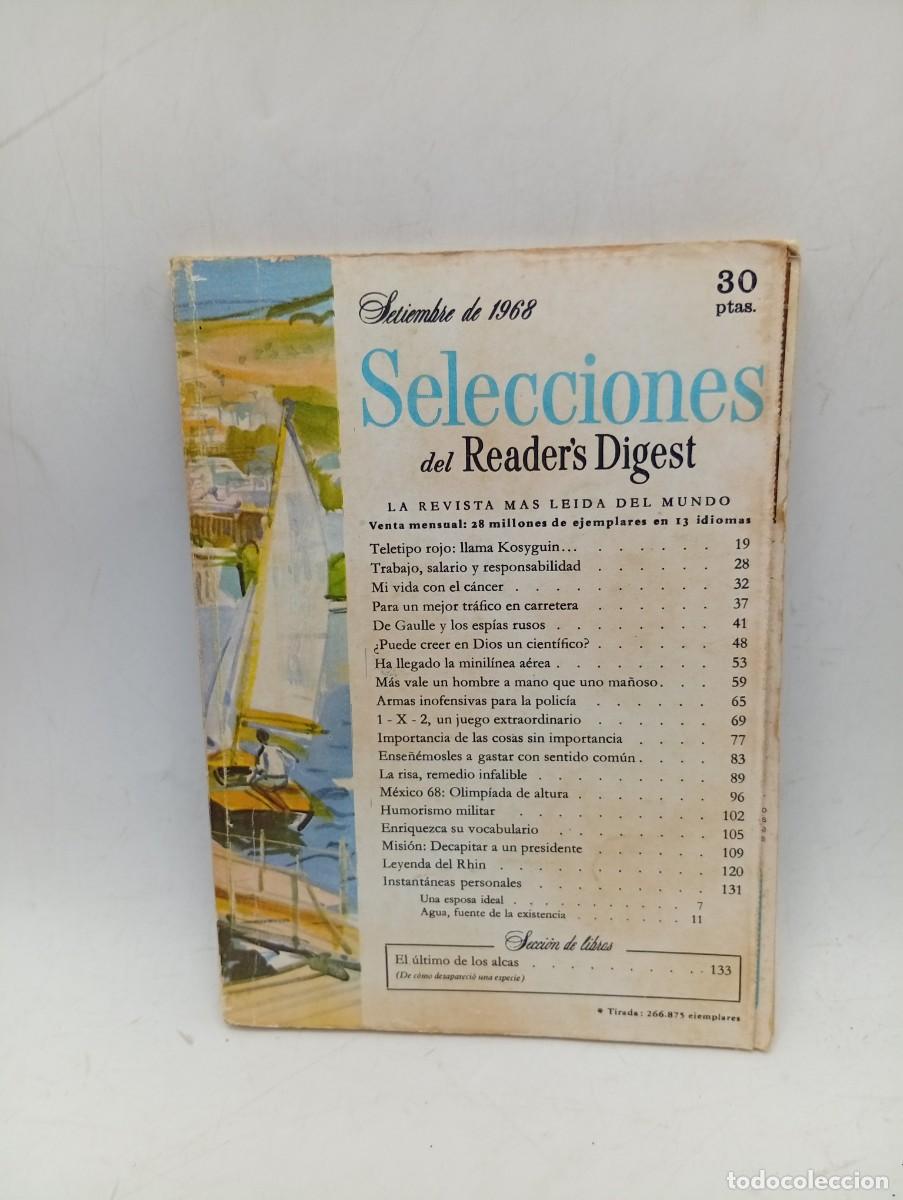 Coleccionismo de revistas y peri&oacute;dicos: SELECCIONES DEL READER&acute;S DIGEST. SEPT DE 1968. LA REVISTA MAS LEIDA DEL MUNDO. MI VIDA CON ... LEER.