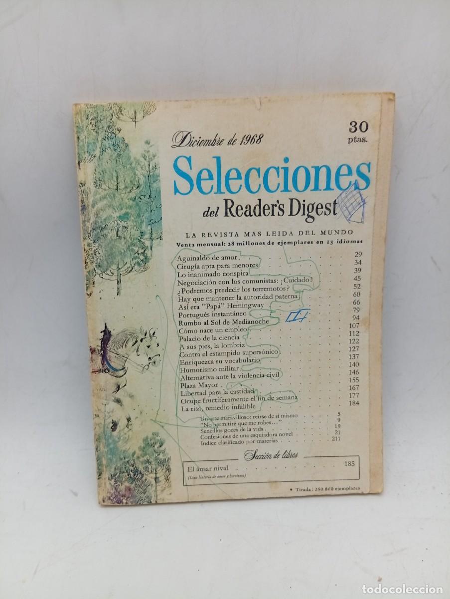 Coleccionismo de revistas y peri&oacute;dicos: SELECCIONES DEL READER&acute;S DIGEST. DIC DE 1968. LA REVISTA MAS LEIDA DEL MUNDO. AGUINALDO DE ... LEER.