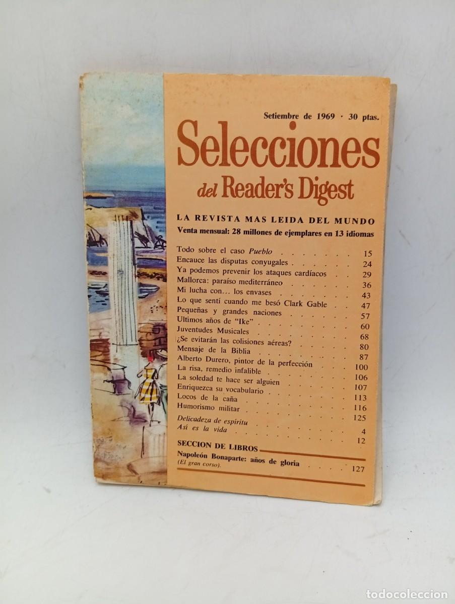 Coleccionismo de revistas y peri&oacute;dicos: SELECCIONES DEL READER&acute;S DIGEST. SEPT DE 1969. LA REVISTA MAS LEIDA DEL MUNDO. TODO SOBRE EL.. LEER.