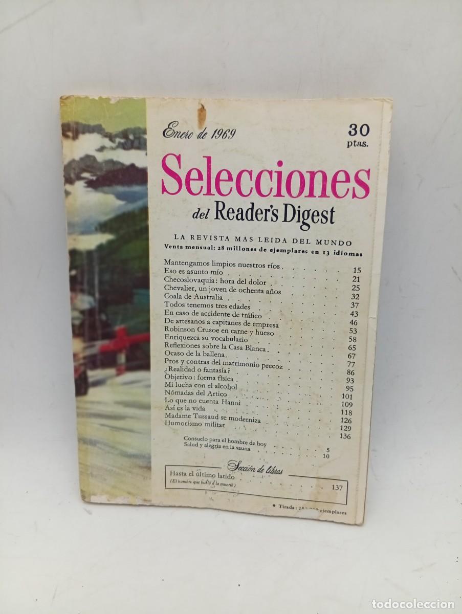 Coleccionismo de revistas y peri&oacute;dicos: SELECCIONES DEL READER&acute;S DIGEST. ENERO 1969. LA REVISTA MAS LEIDA DEL MUNDO. ESO ES ASUNTO... LEER.