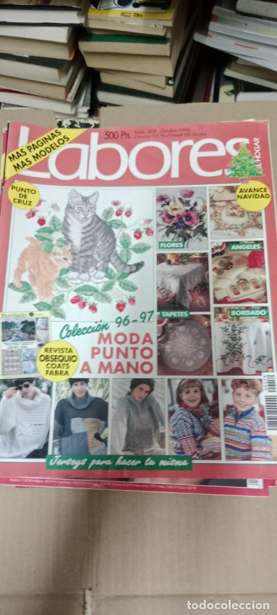 Coleccionismo de revistas y peri&oacute;dicos: LOTE DE 6 REVISTAS DE LABORES PUNTO DE CRUZ LAS DE FOTO REVISTA CU-04