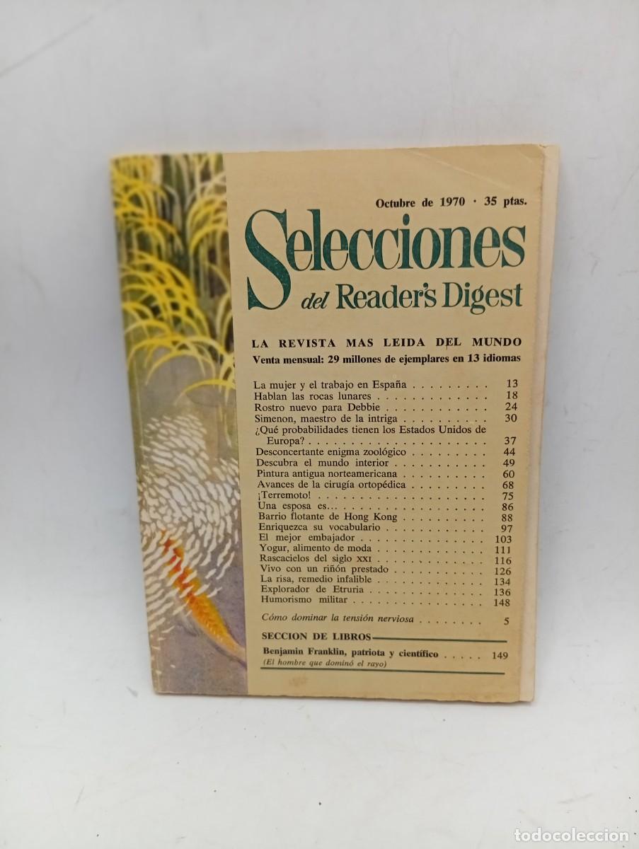 Coleccionismo de revistas y peri&oacute;dicos: SELECCIONES DEL READER&acute;S DIGEST. OCT 1970. LA REVISTA MAS LEIDA DEL MUNDO. LA MUJER Y EL TRA.. LEER.
