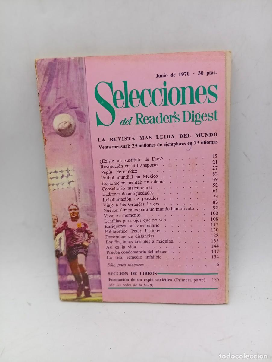 Coleccionismo de revistas y peri&oacute;dicos: SELECCIONES DEL READER&acute;S DIGEST. JUN 1970. LA REVISTA MAS LEIDA DEL MUNDO. PEPIN FERNANDEZ.. LEER.