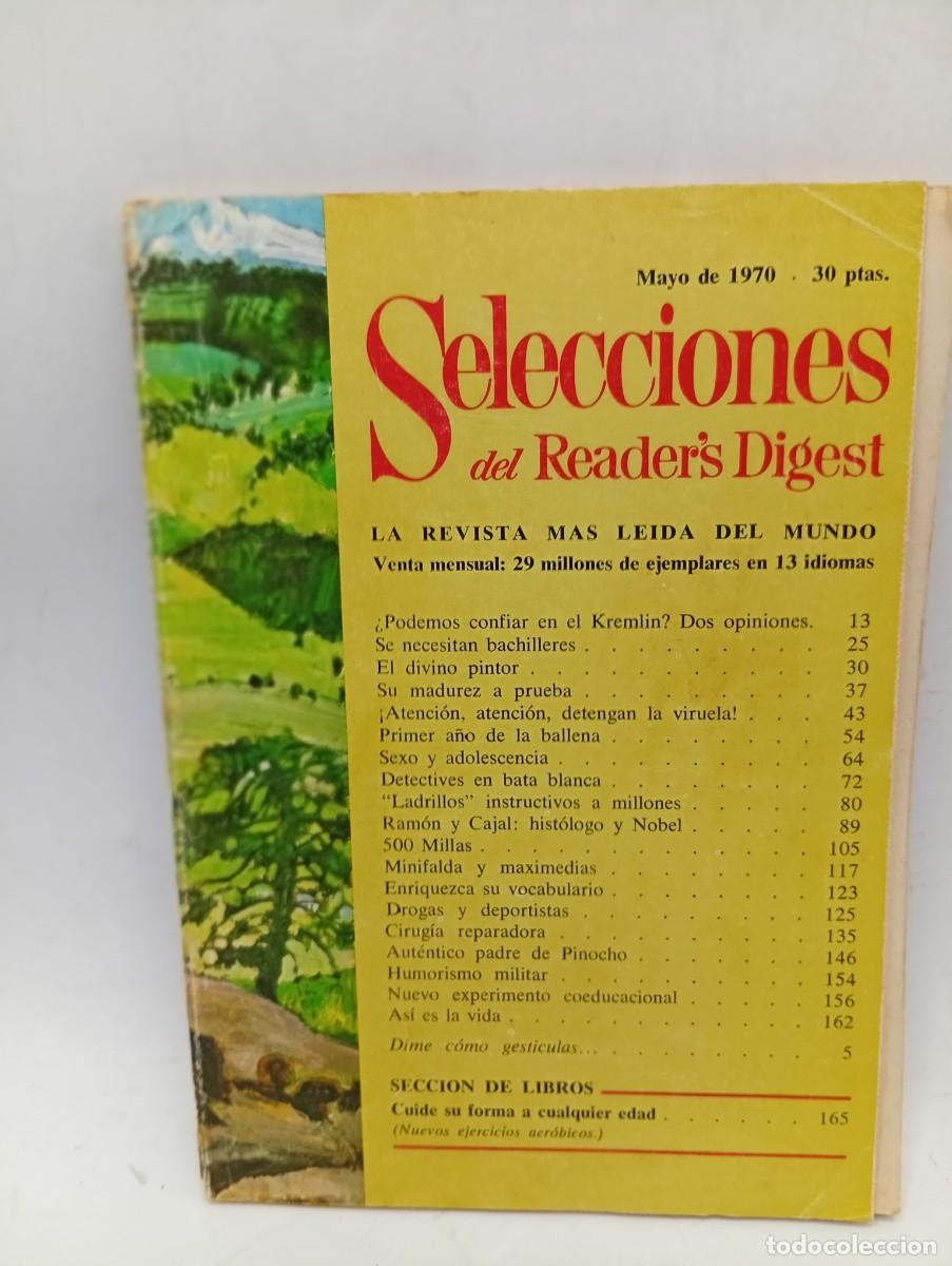 Coleccionismo de revistas y peri&oacute;dicos: SELECCIONES DEL READER&acute;S DIGEST. MAYO 1970. LA REVISTA MAS LEIDA DEL MUNDO. SE NECESITAN BAC.. LEER.