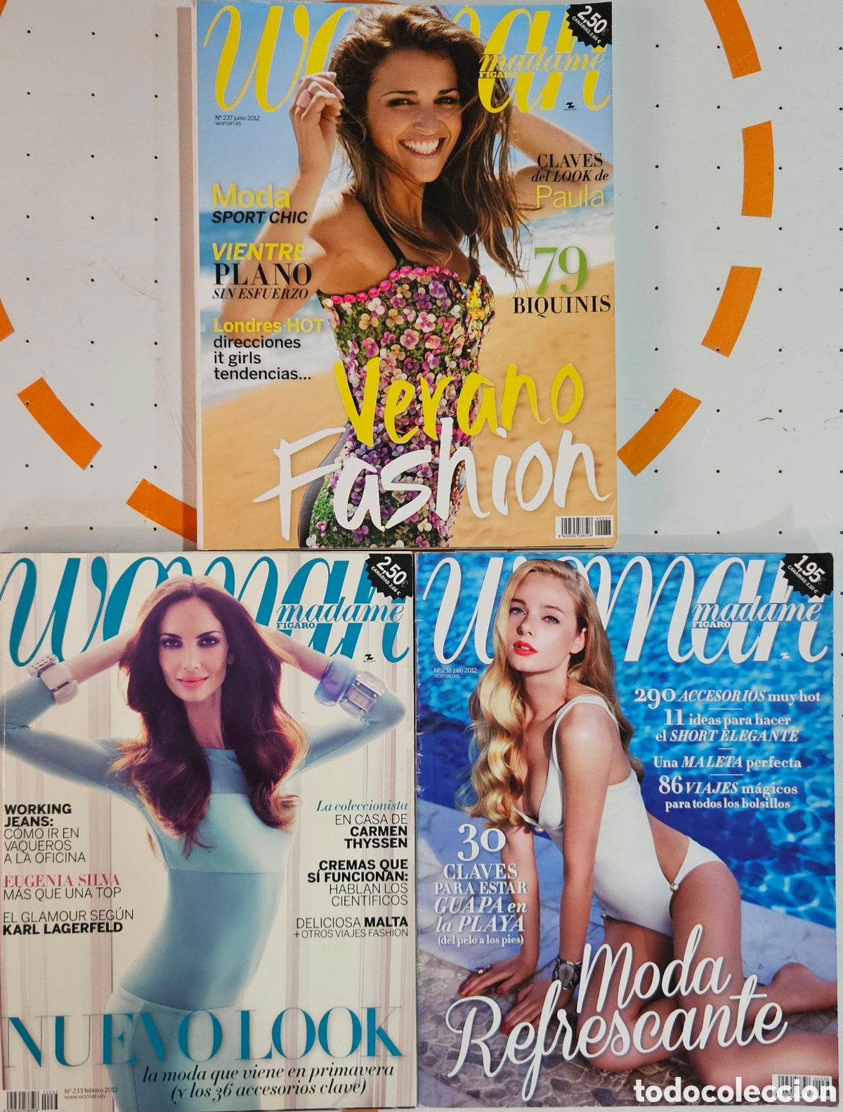 Coleccionismo de revistas y peri&oacute;dicos: Lote 3 revistas Woman