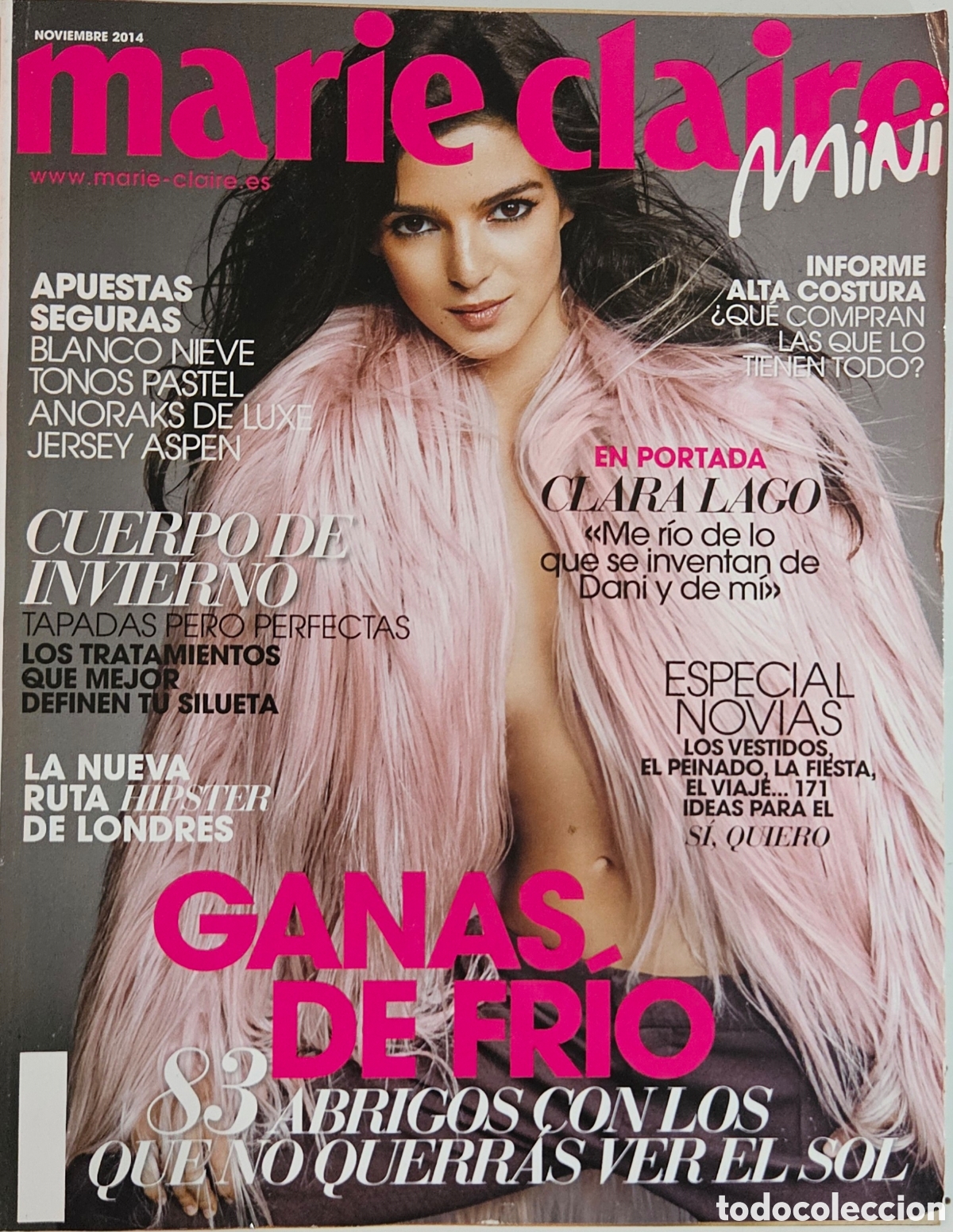 Coleccionismo de revistas y peri&oacute;dicos: CLARA LAGO Revista Marie Claire