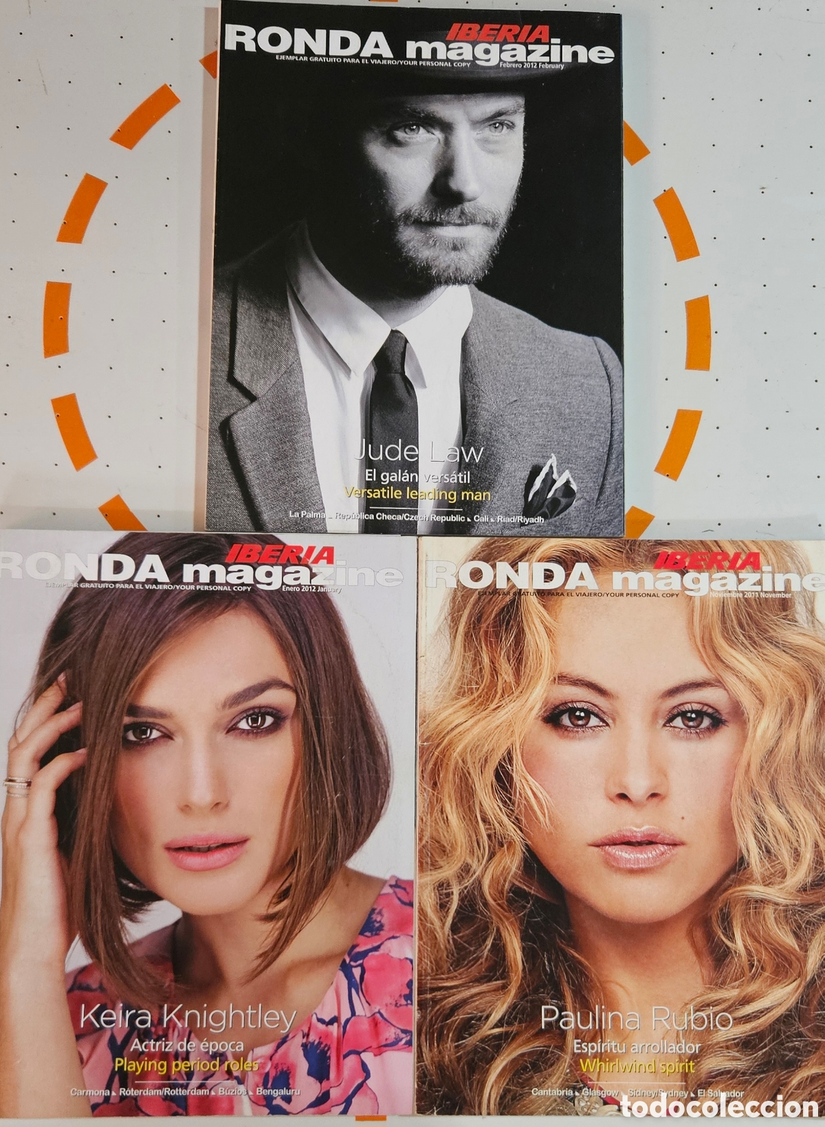 Coleccionismo de revistas y peri&oacute;dicos: Lote 3 revistas RONDA IBERIA