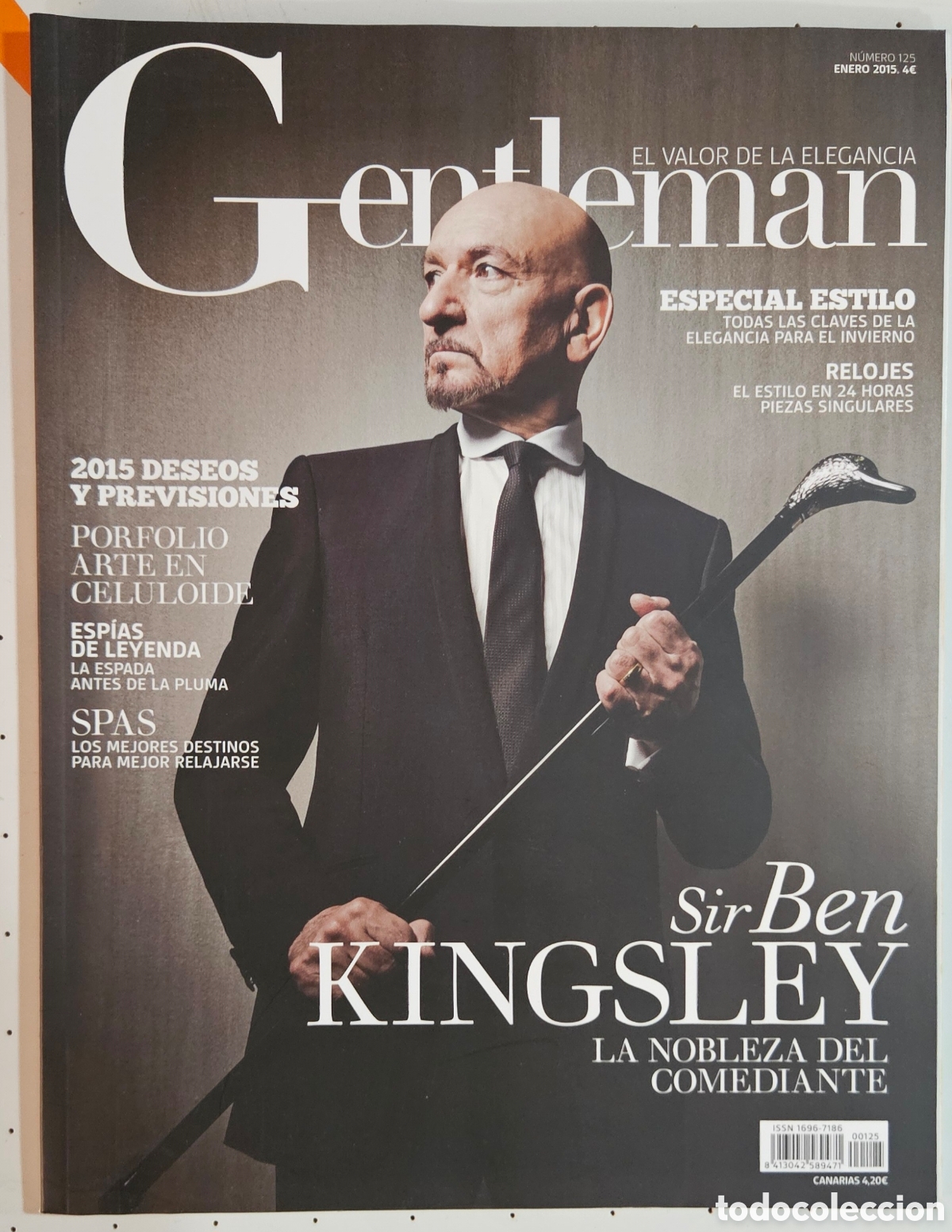 Coleccionismo de revistas y peri&oacute;dicos: Revista GENTLEMAN BEN KINGSLEY