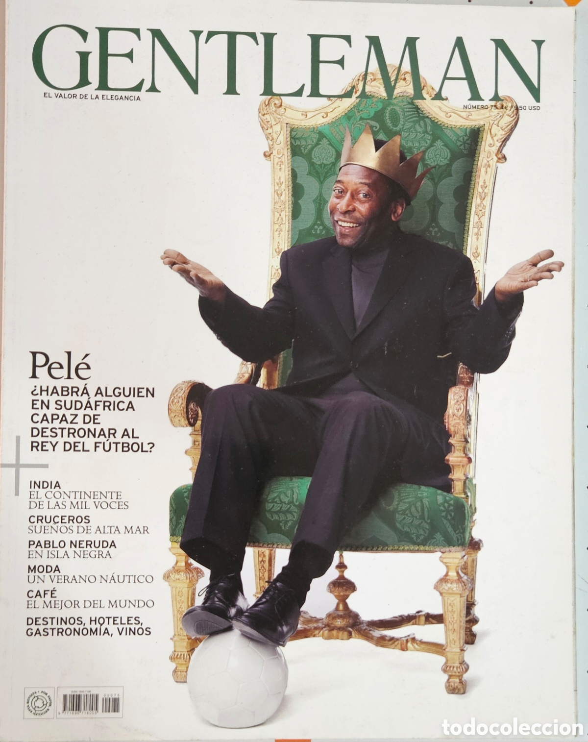Coleccionismo de revistas y peri&oacute;dicos: Revista GENTLEMAN PELE