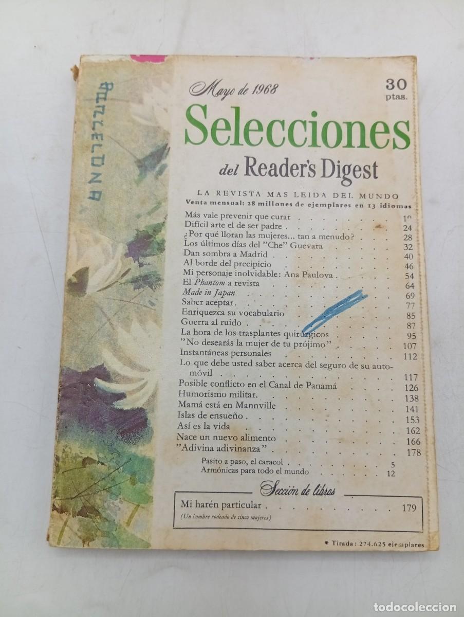 Coleccionismo de revistas y peri&oacute;dicos: SELECCIONES DEL READER&acute;S DIGEST. MAYO 1968. LA REVISTA MAS LEIDA DEL MUNDO. MAS VALE PREVE... LEER.