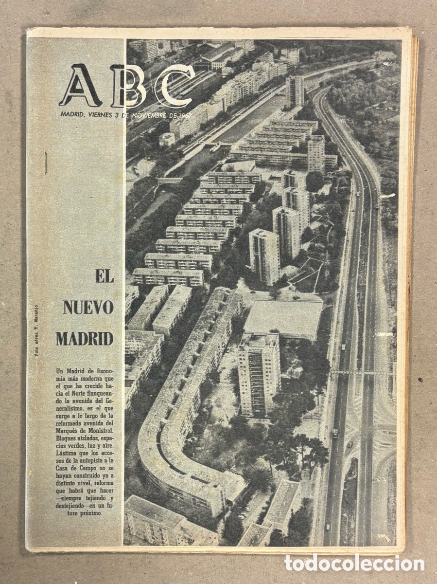 Coleccionismo de revistas y peri&oacute;dicos: ABC (3 DE NOVIEMBRE DE 1967). EL NUEVO MADRID,&hellip;