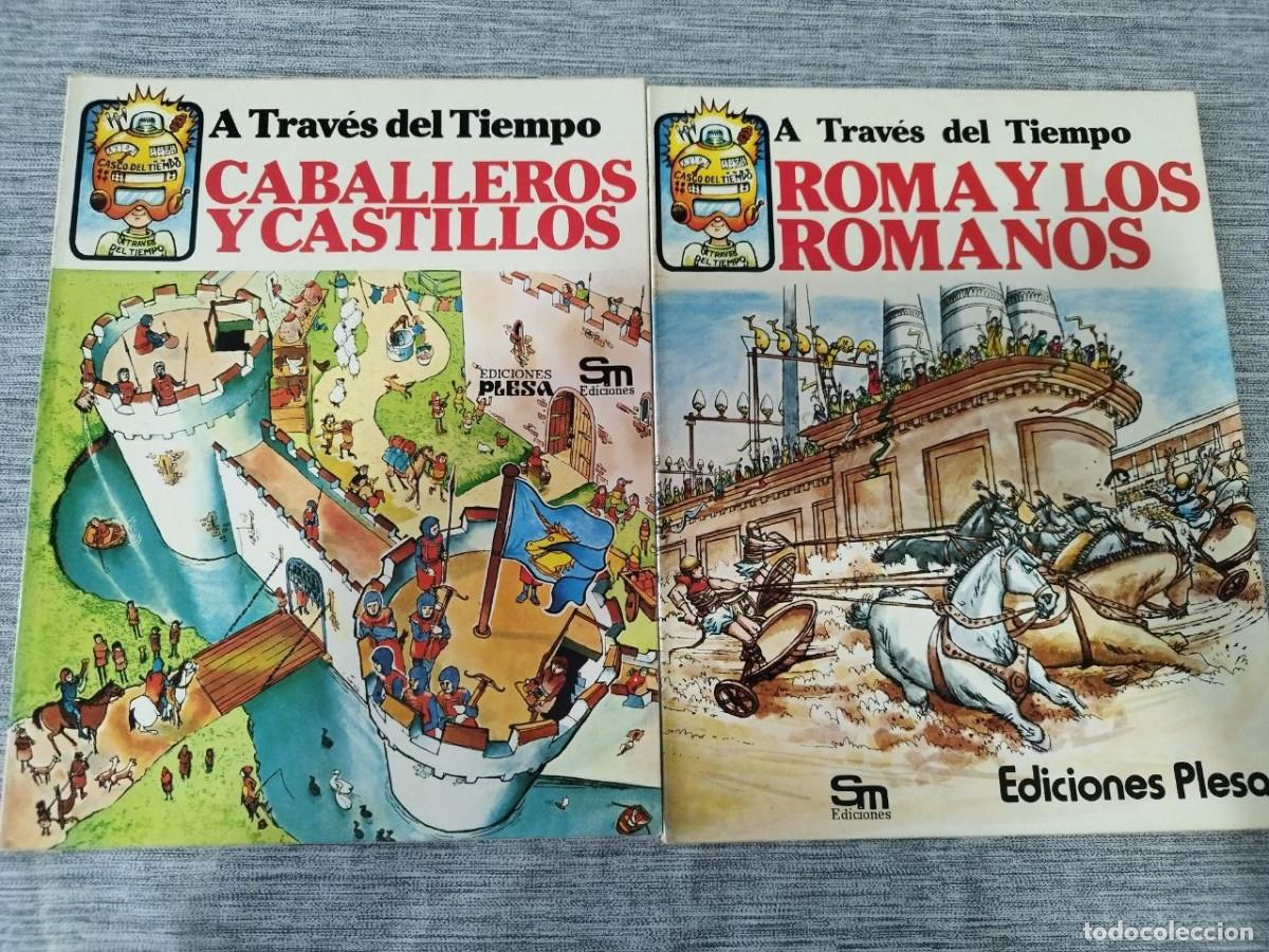 Coleccionismo de revistas y peri&oacute;dicos: Lote de 2 Plesa Caballeros y Castillos / Roma y los Romanos Ediciones Plesa A&ntilde;o 1977