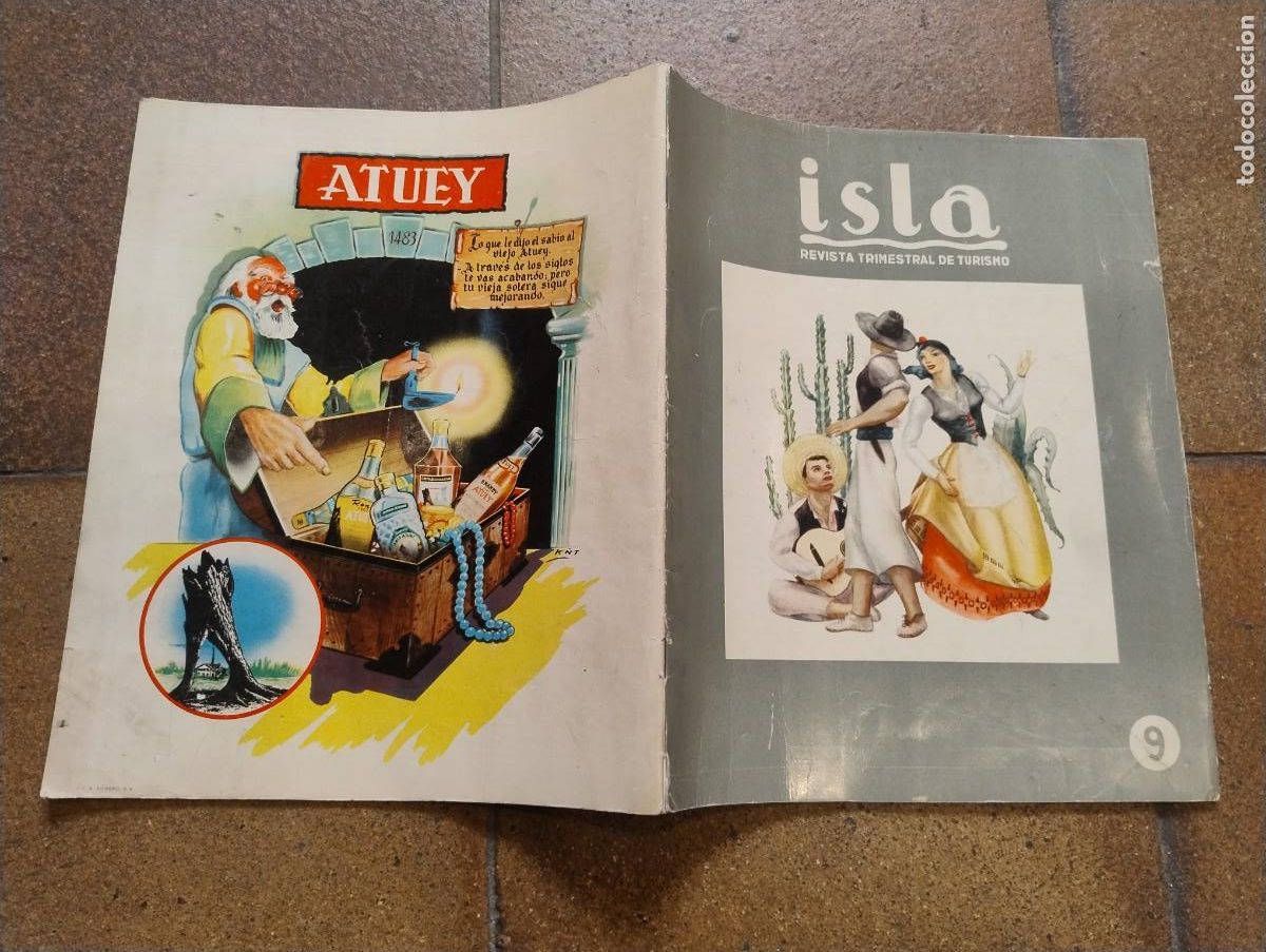 Coleccionismo de revistas y peri&oacute;dicos: ISLA - Revista trimestral de turismo - N&uacute;mero 9 publicidad, Maspalomas, Gran Hotel Santa Catalina ..