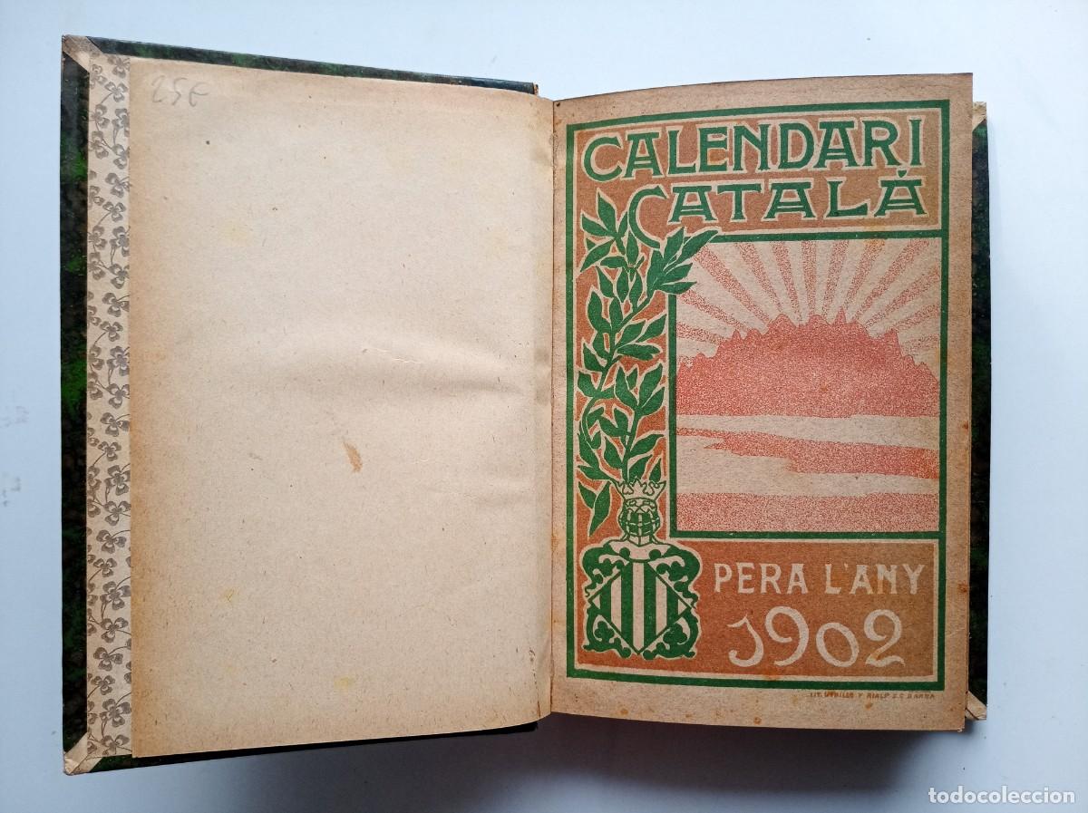Coleccionismo de revistas y peri&oacute;dicos: JOAN BAUTISTA BATLLE. CALENDARI CATAL&Agrave; DE 1902 A 1905. REVISTA LITERARIA.