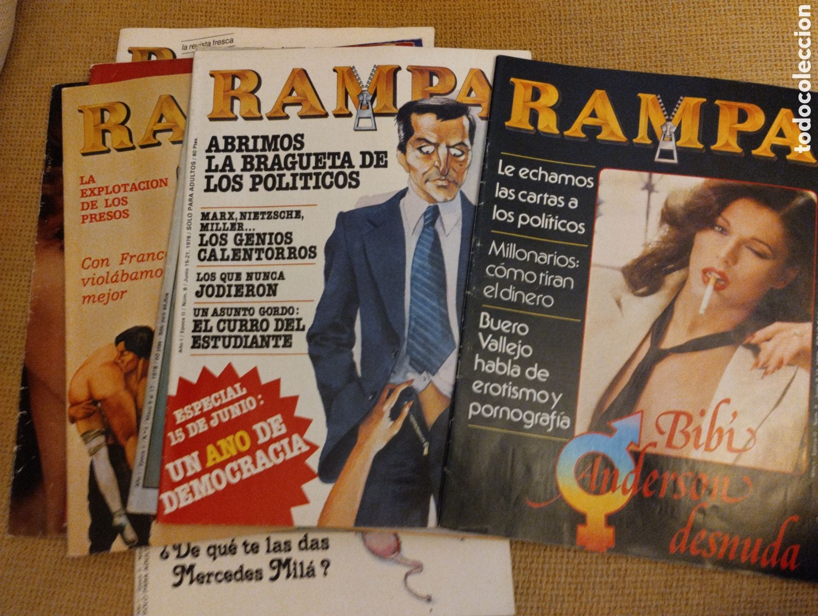 Coleccionismo de revistas y peri&oacute;dicos: Lote de Revistas Rampa para adultos