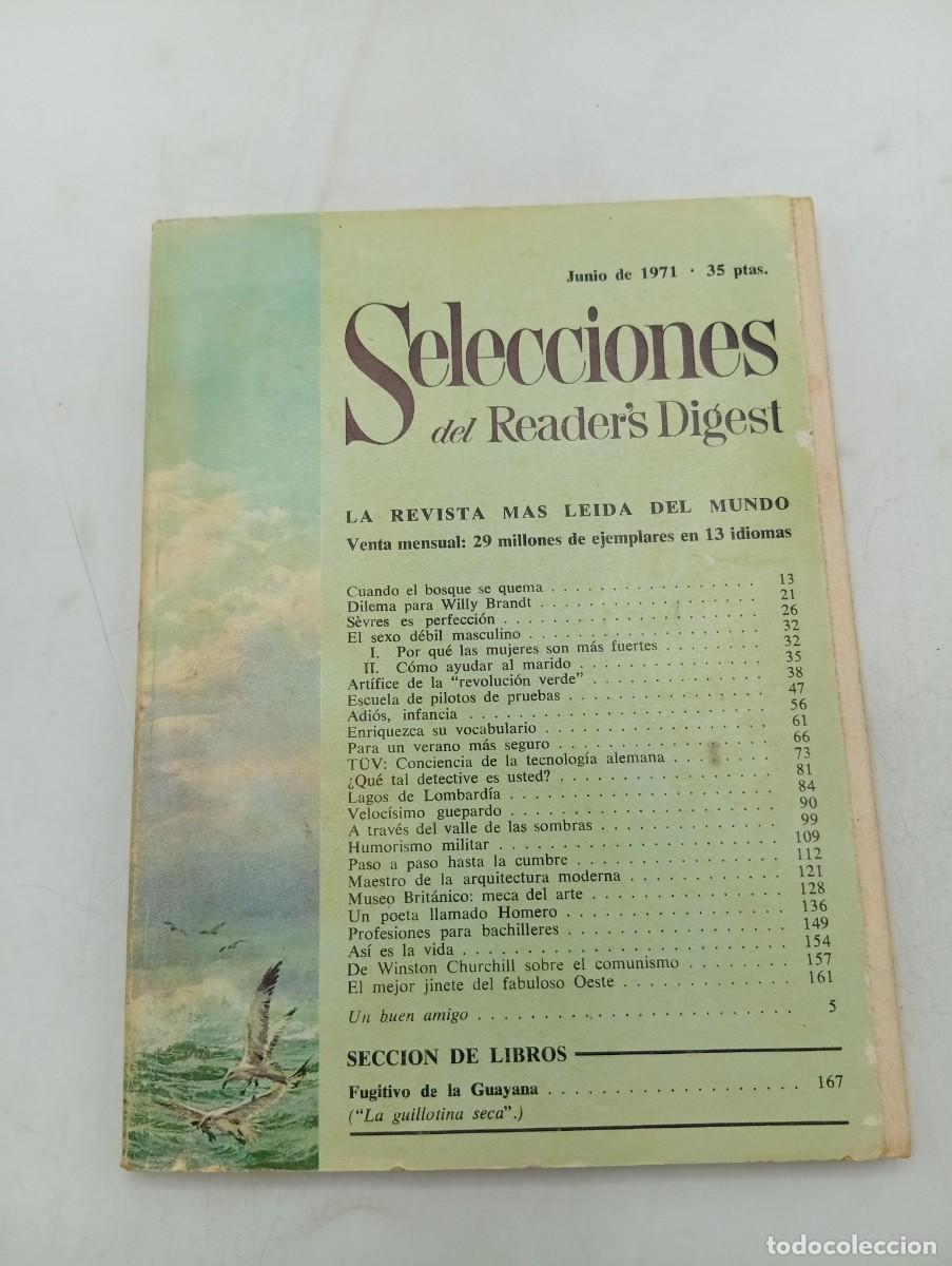 Coleccionismo de revistas y peri&oacute;dicos: SELECCIONES DEL READER&acute;S DIGEST. JUN 1971. LA REVISTA MAS LEIDA DEL MUNDO. CUANDO EL BOSQUE.. LEER.