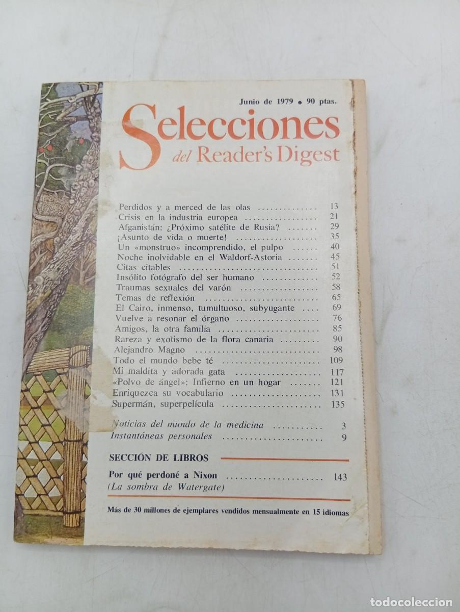 Coleccionismo de revistas y peri&oacute;dicos: SELECCIONES DEL READER&acute;S DIGEST. JUN 1979. LA REVISTA MAS LEIDA DEL MUNDO. PERDIDOS Y A MERC.. LEER.