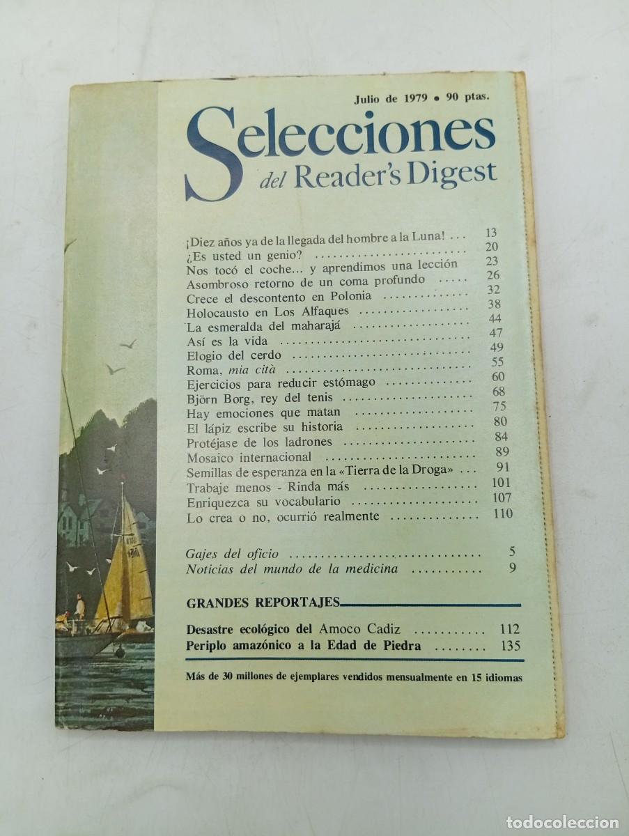 Coleccionismo de revistas y peri&oacute;dicos: SELECCIONES DEL READER&acute;S DIGEST. JUN 1979. LA REVISTA MAS LEIDA DEL MUNDO. NOS TOCO EL COCHE.. LEER.