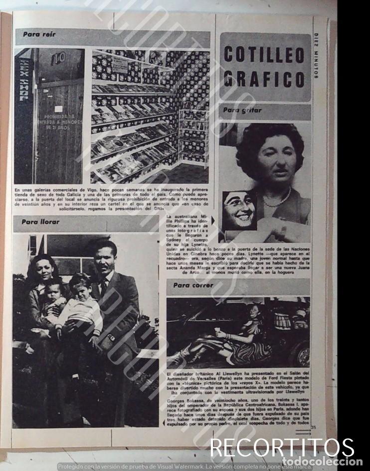 Coleccionismo de revistas y peri&oacute;dicos: georges bokassa vigo el primer sex shop de galicia .