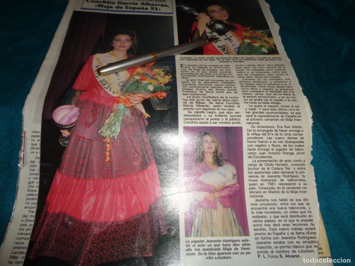 Collection Magazines and Newspapers: RECORTE : CONCHITA GARCIA ALBARRAN, MAJA DE ESPA&Ntilde;A 1991. SEMANA, DCBRE 1991