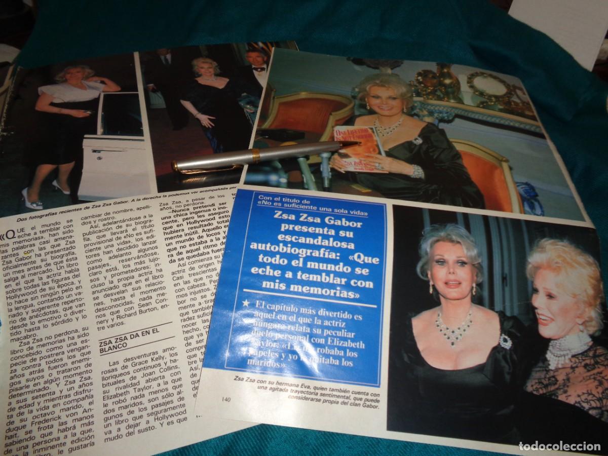 Collection Magazines and Newspapers: RECORTE : ZSA ZSA GABOR, PRESENTA ESCANDALOSA BIOGRAFIA . SEMANA, DCBRE 1991