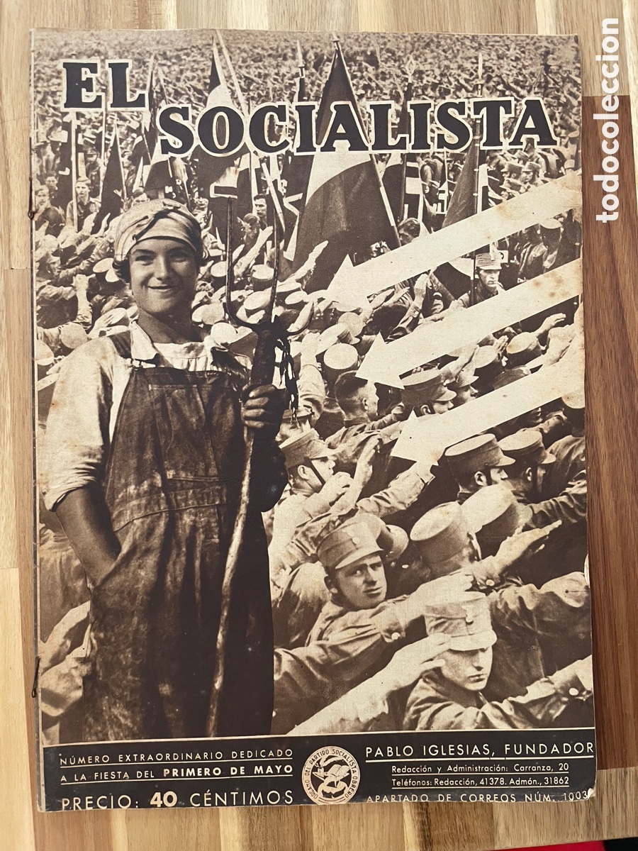 Coleccionismo de revistas y peri&oacute;dicos: 1933. El Socialista. N&uacute;mero extraordinario por el Primero de Mayo.