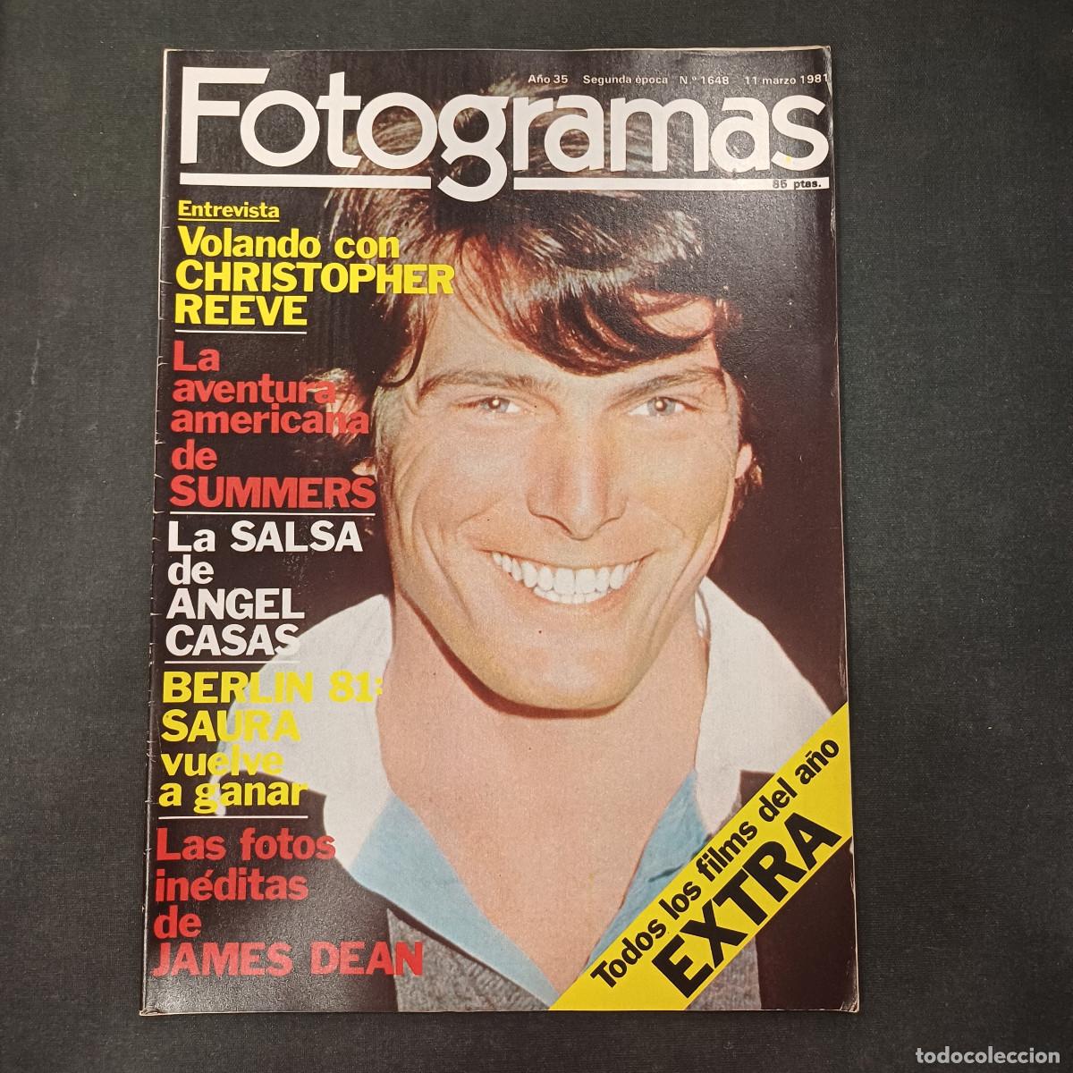 Sammeln von Zeitschriften und Zeitungen: REVISTA DE CINE/FOTOGRAMAS/N&ordm; 1648.