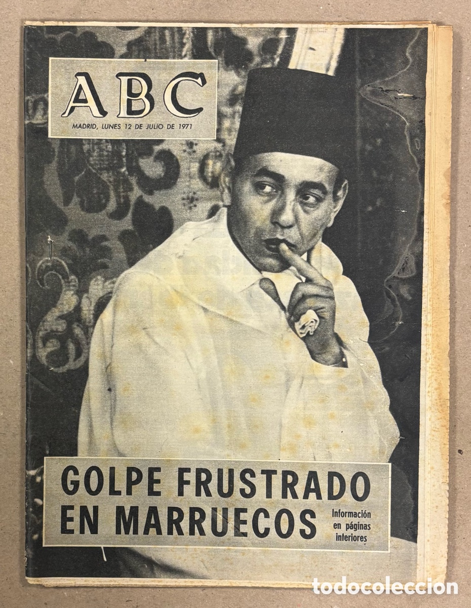 Coleccionismo de revistas y peri&oacute;dicos: ABC (12 DE JULIO DE 1971). GOLPE FRUSTRADO EN MARRUECOS,&hellip;