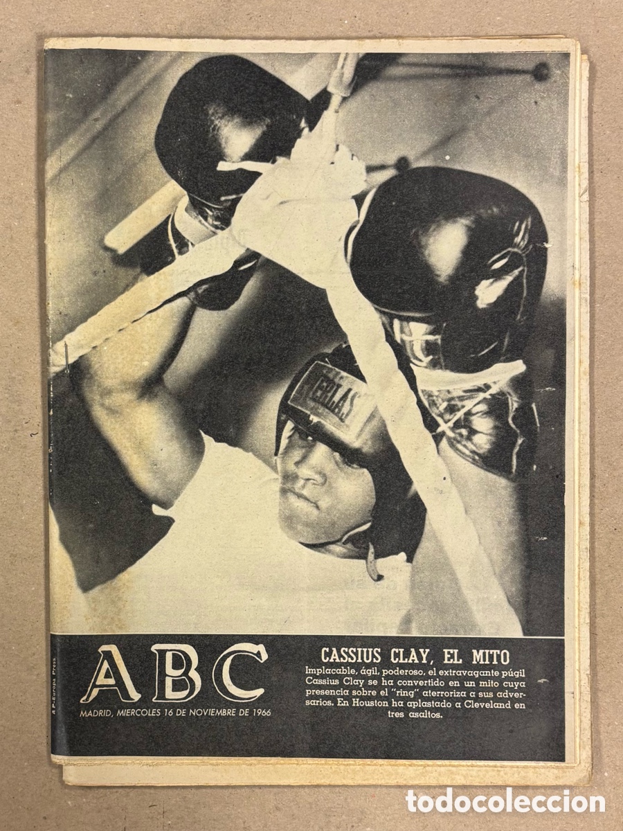 Collectionnisme de Revues et Journaux: ABC (16 DE NOVIEMBRE DE 1966). BOXEO: CASSIUS CLAY EL MITO,&hellip;