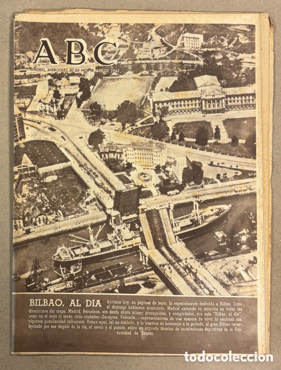Coleccionismo de revistas y peri&oacute;dicos: ABC (20 DE NOVIEMBRE DE 1963). BILBAO AL D&Iacute;A,&hellip;