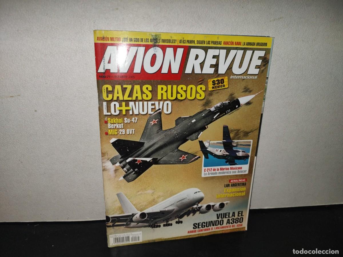 Coleccionismo de revistas y peri&oacute;dicos: 199- Avion Revue. Cazas Rusos, Lo + Nuevo. N&uacute;m. 71, Diciembre 2005