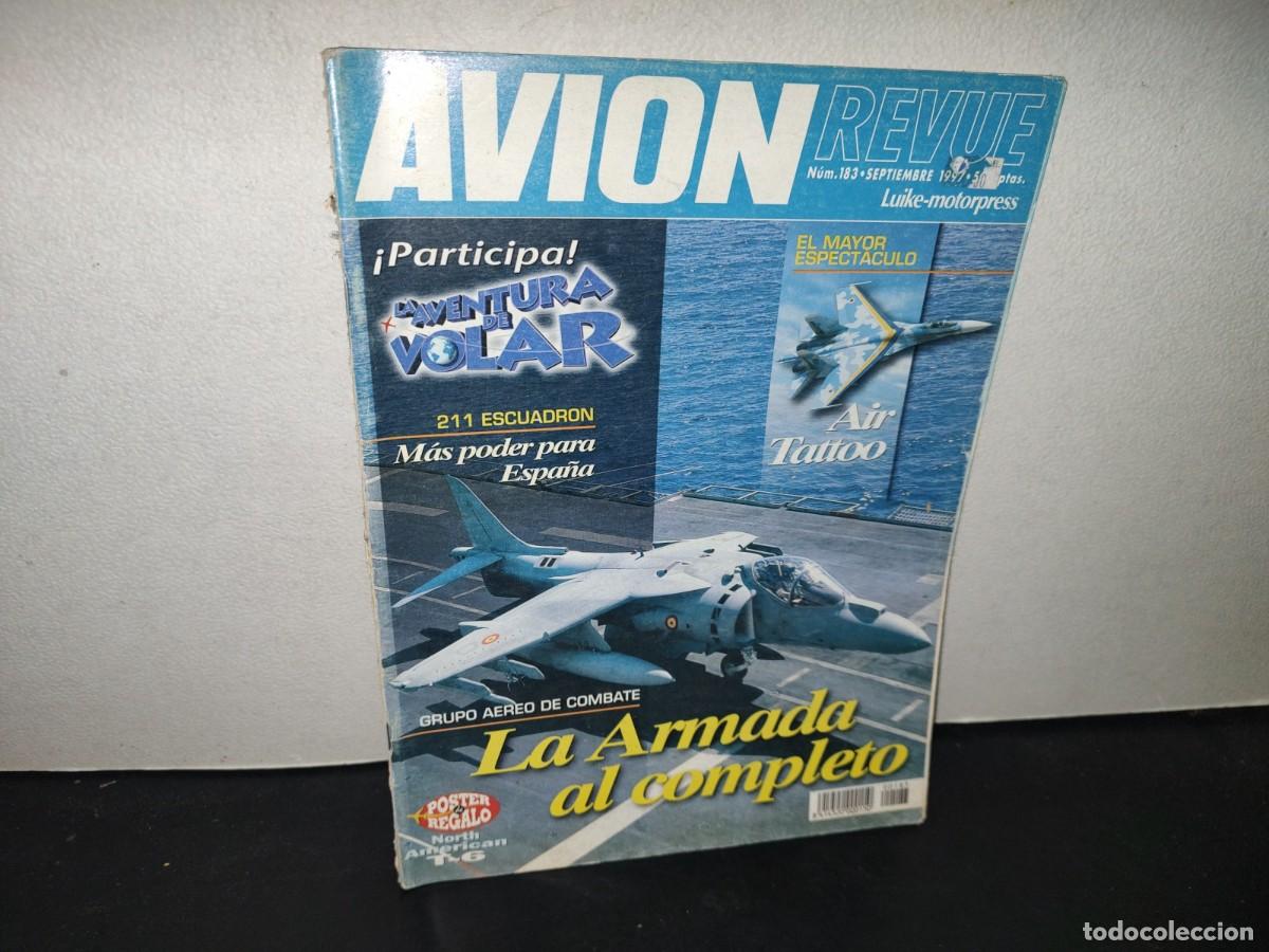 Coleccionismo de revistas y peri&oacute;dicos: 199- Avion Revue. 211 Escuadr&oacute;n, M&aacute;s Poder Para Espa&ntilde;a - N&uacute;m. 183, Septiembre 1997