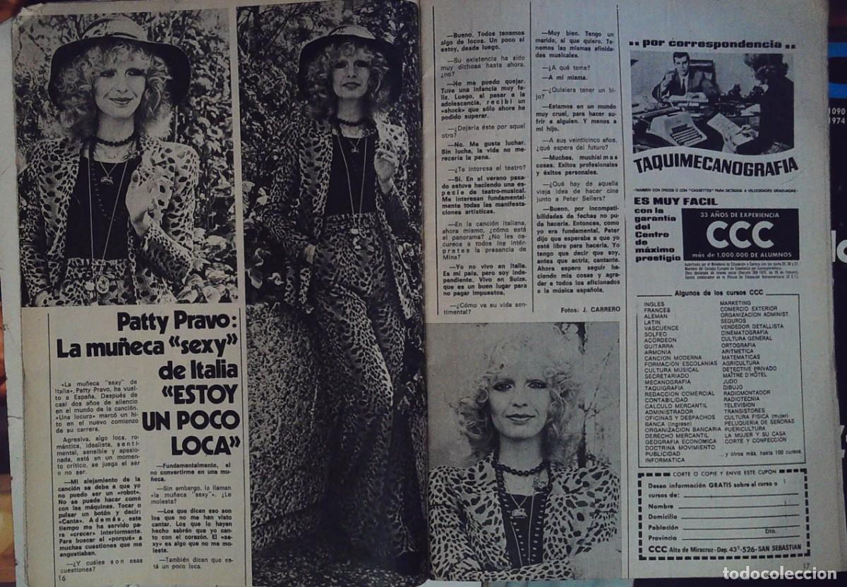 Coleccionismo de revistas y peri&oacute;dicos: patty pravo